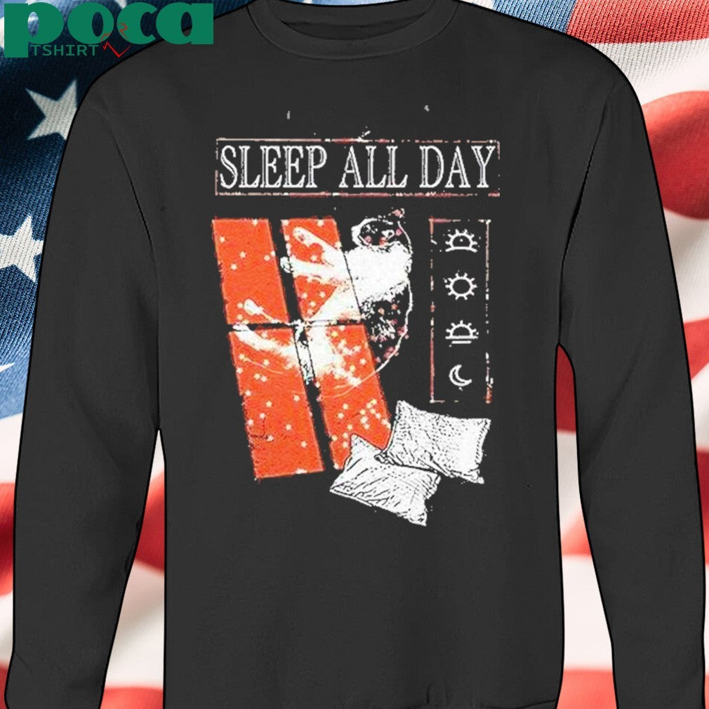 Sleep All Day Take A Cat Nap Shirt