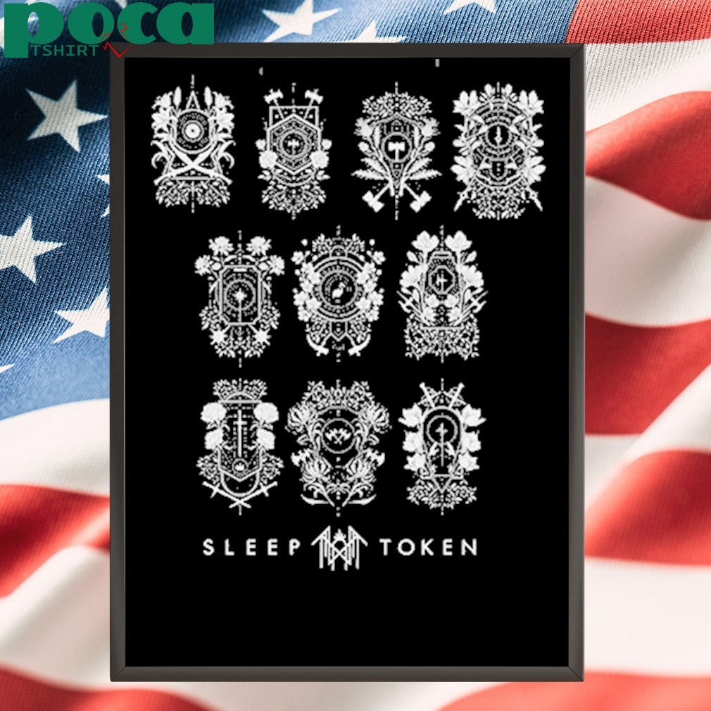 Sleep Token Even In Arcadia Crests Tracklist Shirt