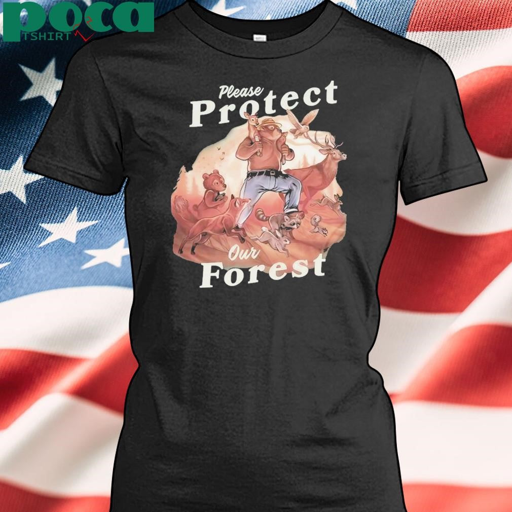 Smokey The Bear Please Protect Our Forest Shirt