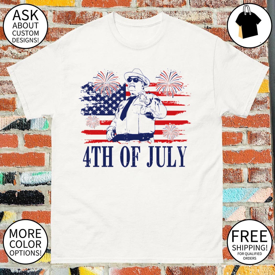 Smokey and the Bandit Sheriff Patriotic 4th of July Independence Day shirt