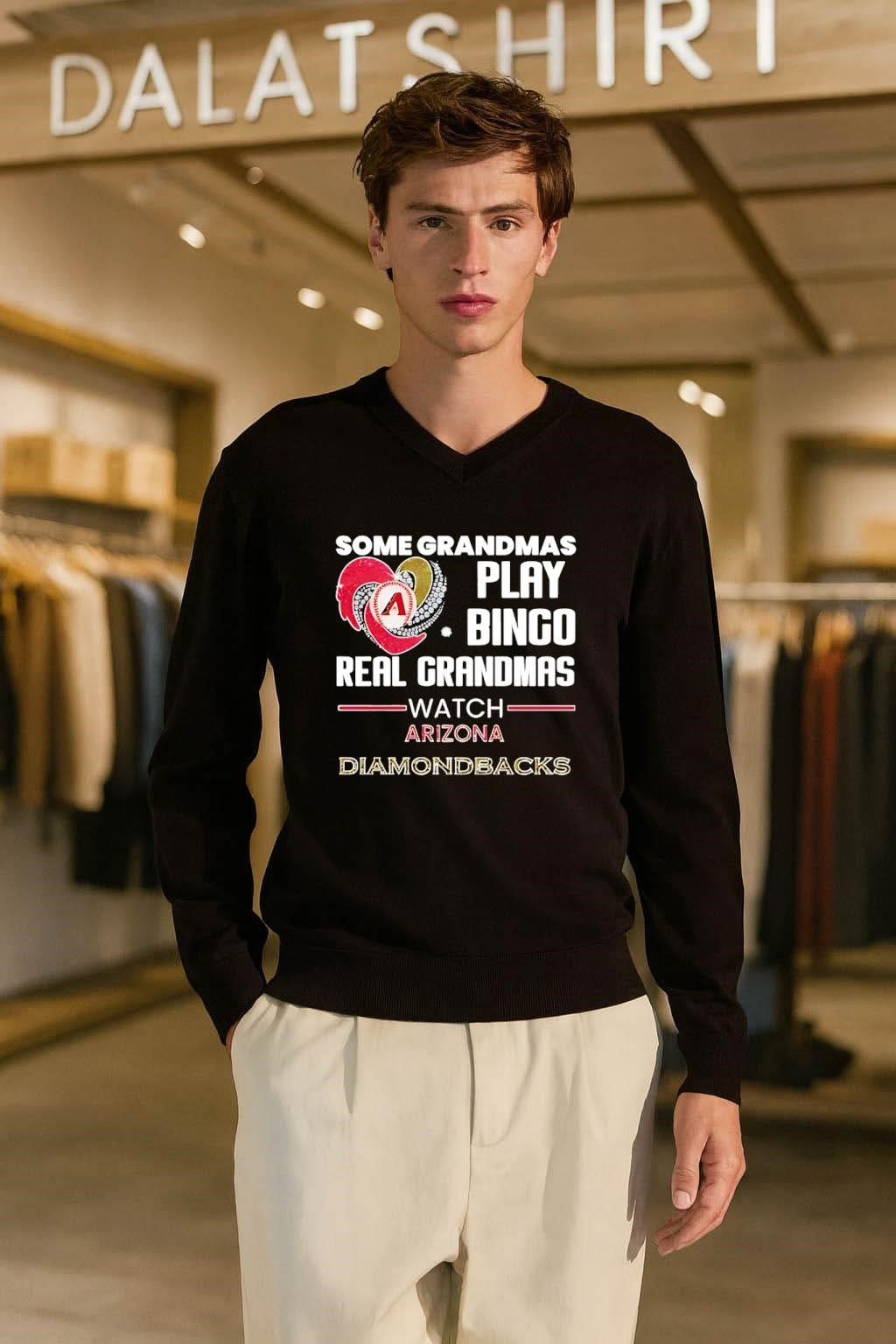 Some Grandmas Play Bingo Real Grandmas Watch Arizona Diamondbacks shirt