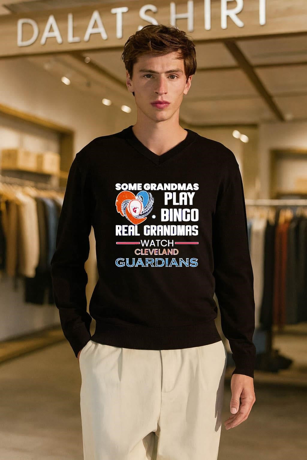 Some Grandmas Play Bingo Real Grandmas Watch Cleveland Guardians shirt