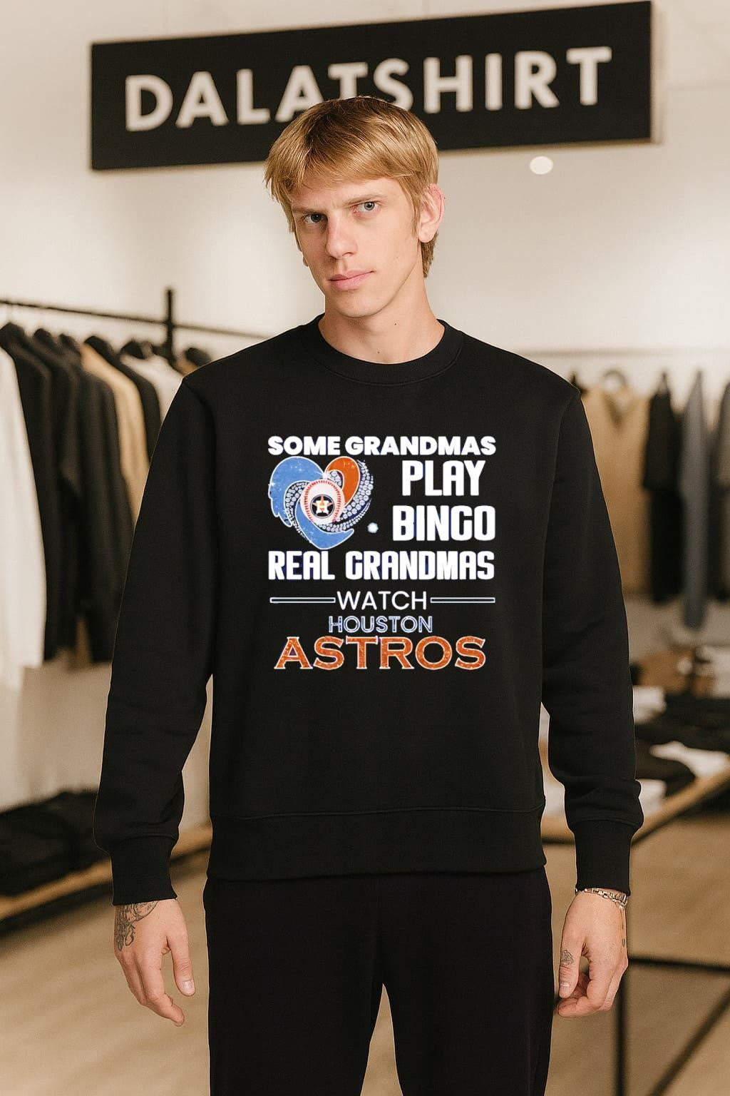 Some Grandmas Play Bingo Real Grandmas Watch Houston Astros shirt