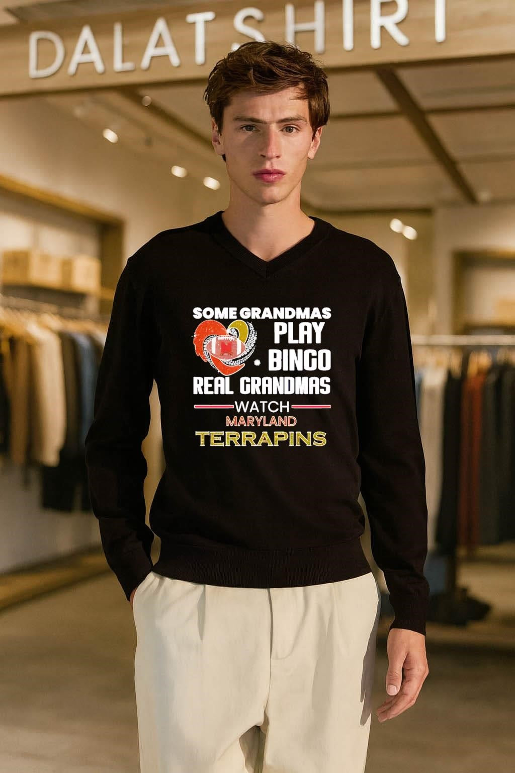 Some Grandmas Play Bingo Real Grandmas Watch Maryland Terrapins shirt