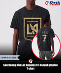 Son Heung Min Los Angeles FC Hangul graphic T-shirt