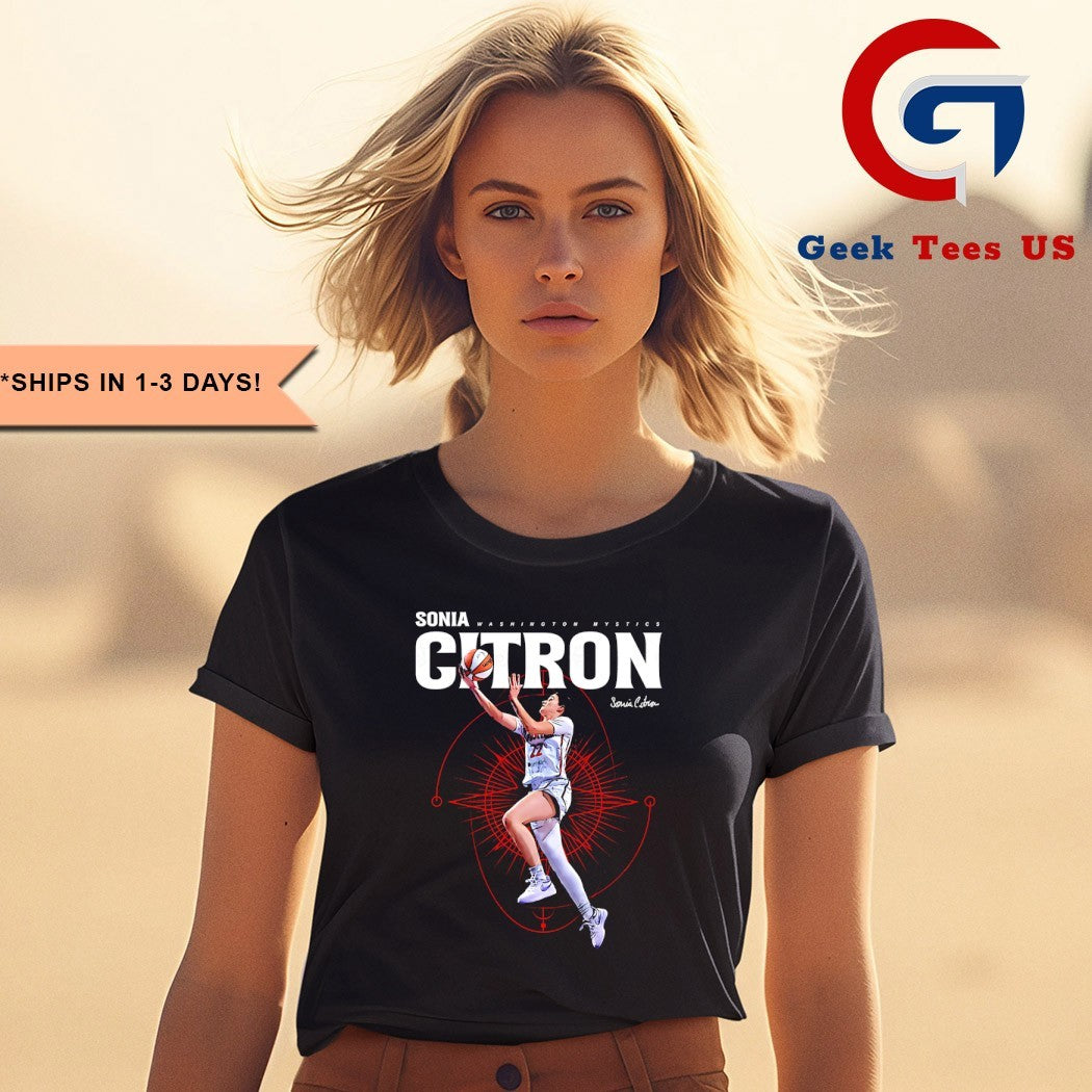 Sonia Citron Washington Mystics WNBA signature shirt
