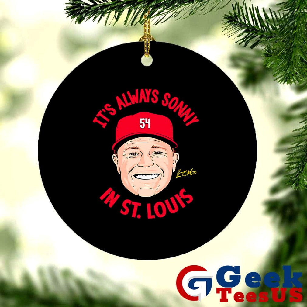 Sonny Gray it’s always Sonny in St. Louis big head signature shirt