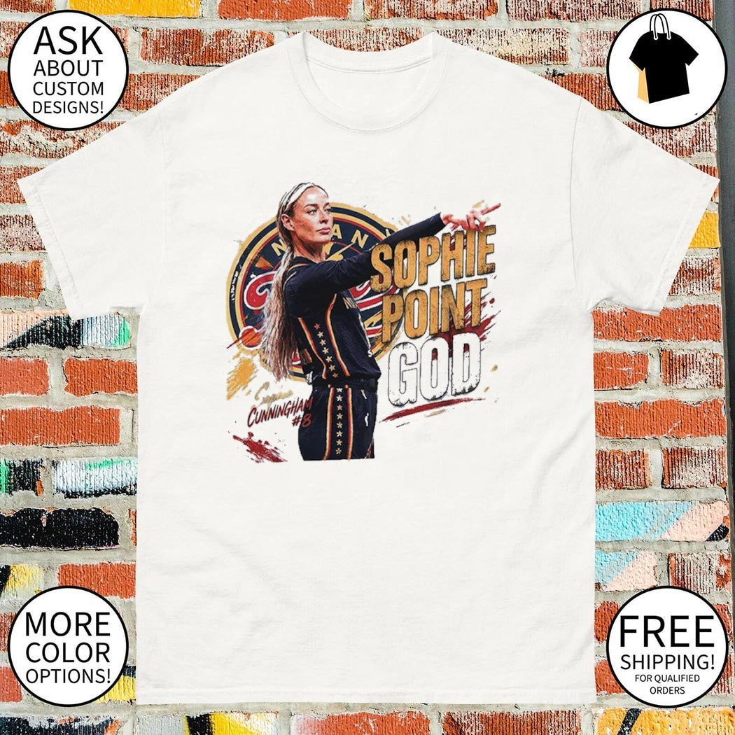 Sophie Cunningham Point God #8 Indiana Fever shirt