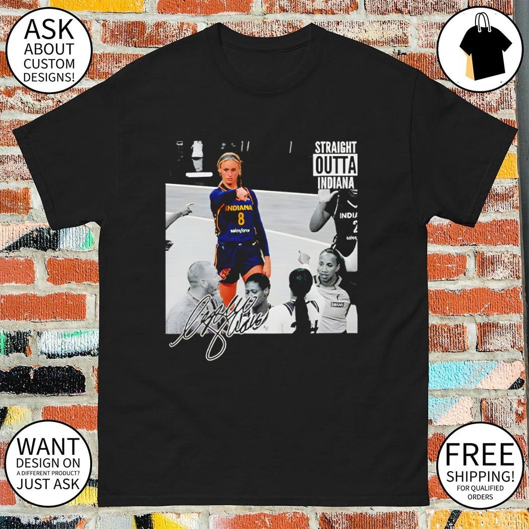 Sophie Cunningham Point God Straight Outta Indiana Indiana Fever WNBA Basketball 2026 signature shirt