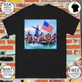 Sophie Cunningham Pointing Indiana Fever Washington Crossing the Delaware 4th of July shirt