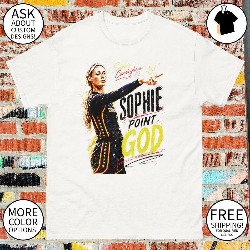 Sophie Cunningham Sophie Point God Indiana Fever WNBA Basketball shirt