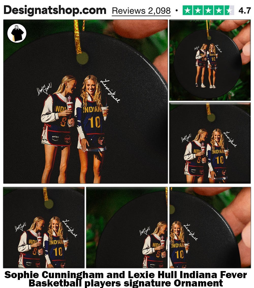 Sophie Cunningham and Lexie Hull Indiana Fever Basketball players signature shirt