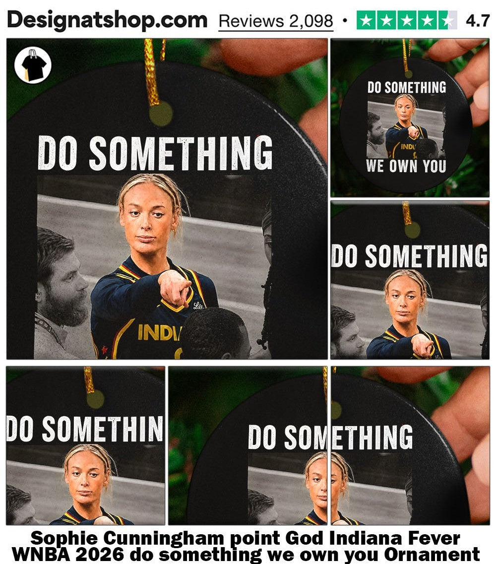 Sophie Cunningham point God Indiana Fever WNBA 2026 do something we own you shirt