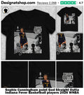 Sophie Cunningham point God Straight Outta Indiana Fever Basketball players 2026 WNBA signature shirt