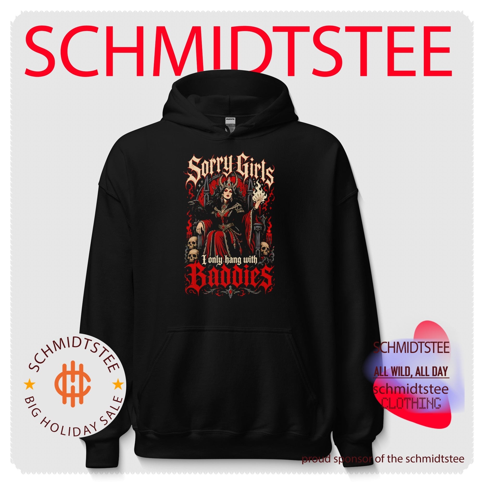 Sorry Girls I Only Hang with Baddies Sorceress wizard shirt