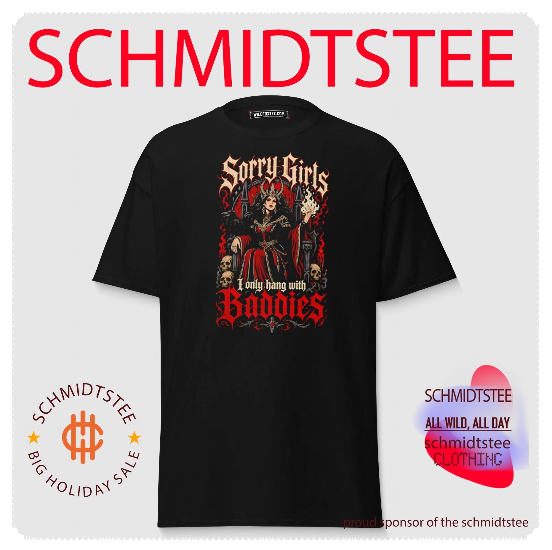 Sorry Girls I Only Hang with Baddies Sorceress wizard shirt