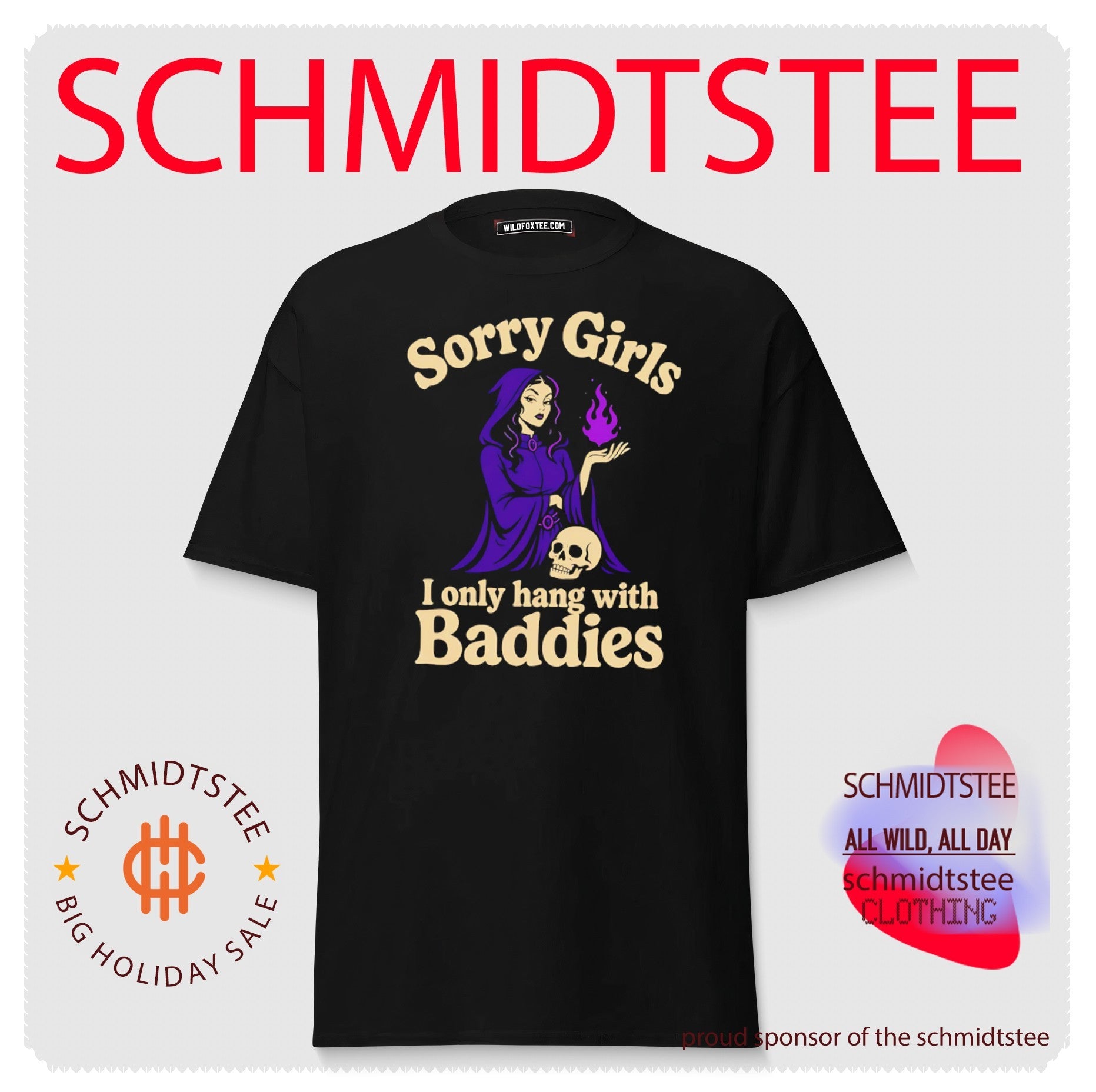 Sorry Girls I Only Hang with Baddies Warlock wizard shirt
