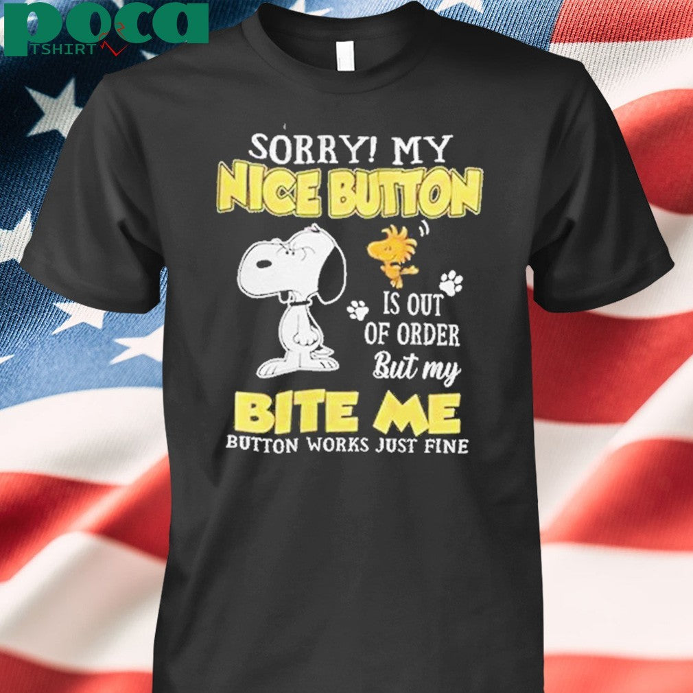 Sorry My Nice Button Is Out Of Order Shirt