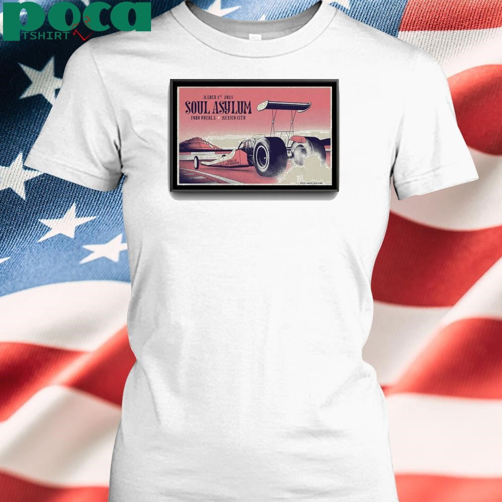 Soul Asylum Mar 1 2025 Foro Puebla Mexico City Mexico Poster shirt
