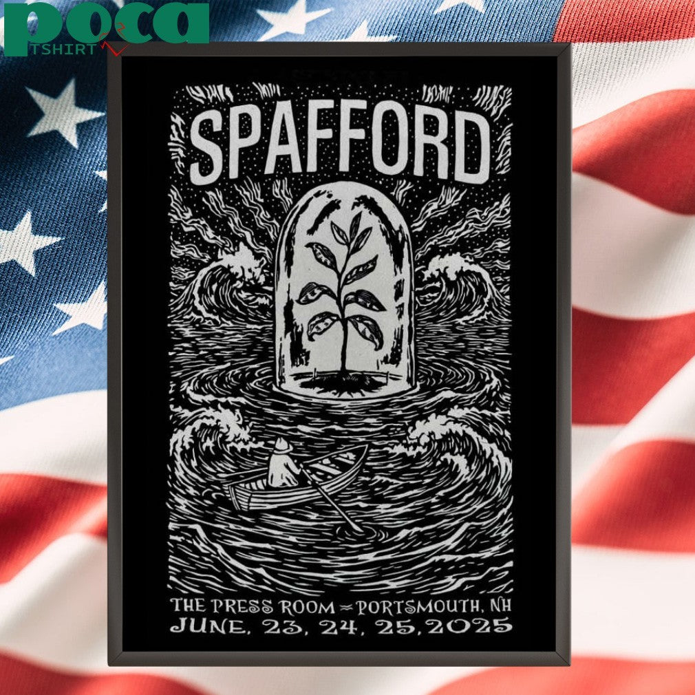 Spafford 2025 Portsmouth Tour On June 23-24 2025 Poster T-shirt