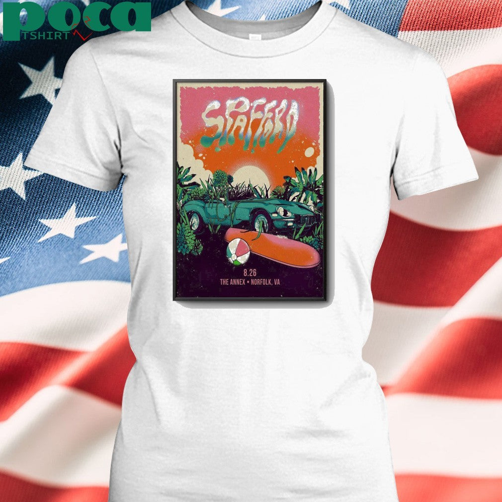 Spafford Aug 26 2025 Norfolk VA Poster shirt