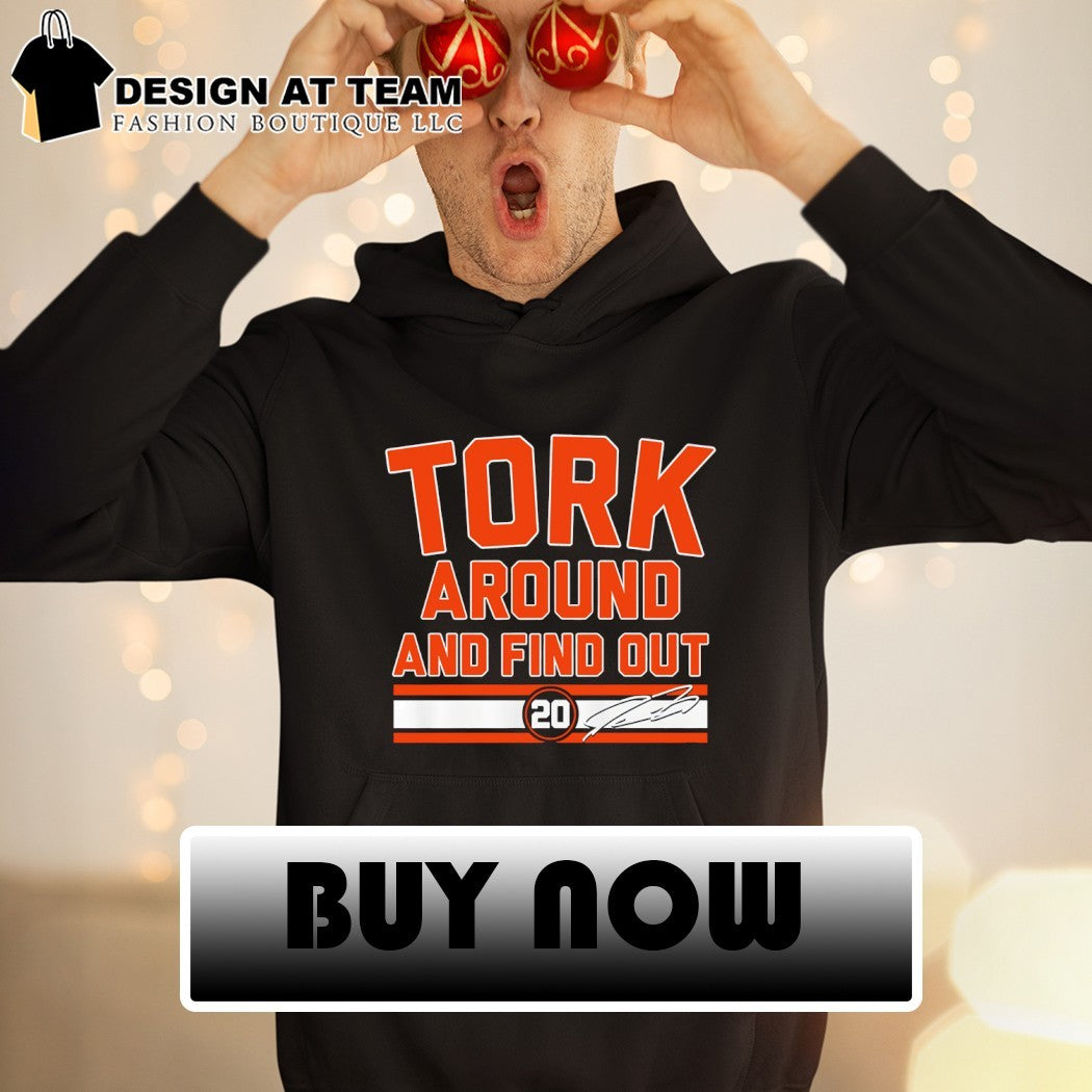 Spencer Torkelson Detroit Tigers Baseball Tork Around and Find Out signature shirt