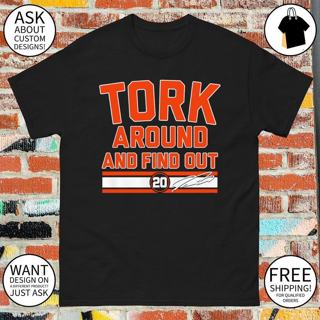 Spencer Torkelson Detroit Tigers Baseball Tork Around and Find Out signature shirt