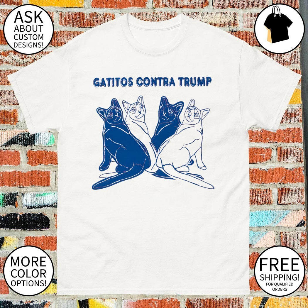 Sphynx cats gatitos contra Trump vintage shirt