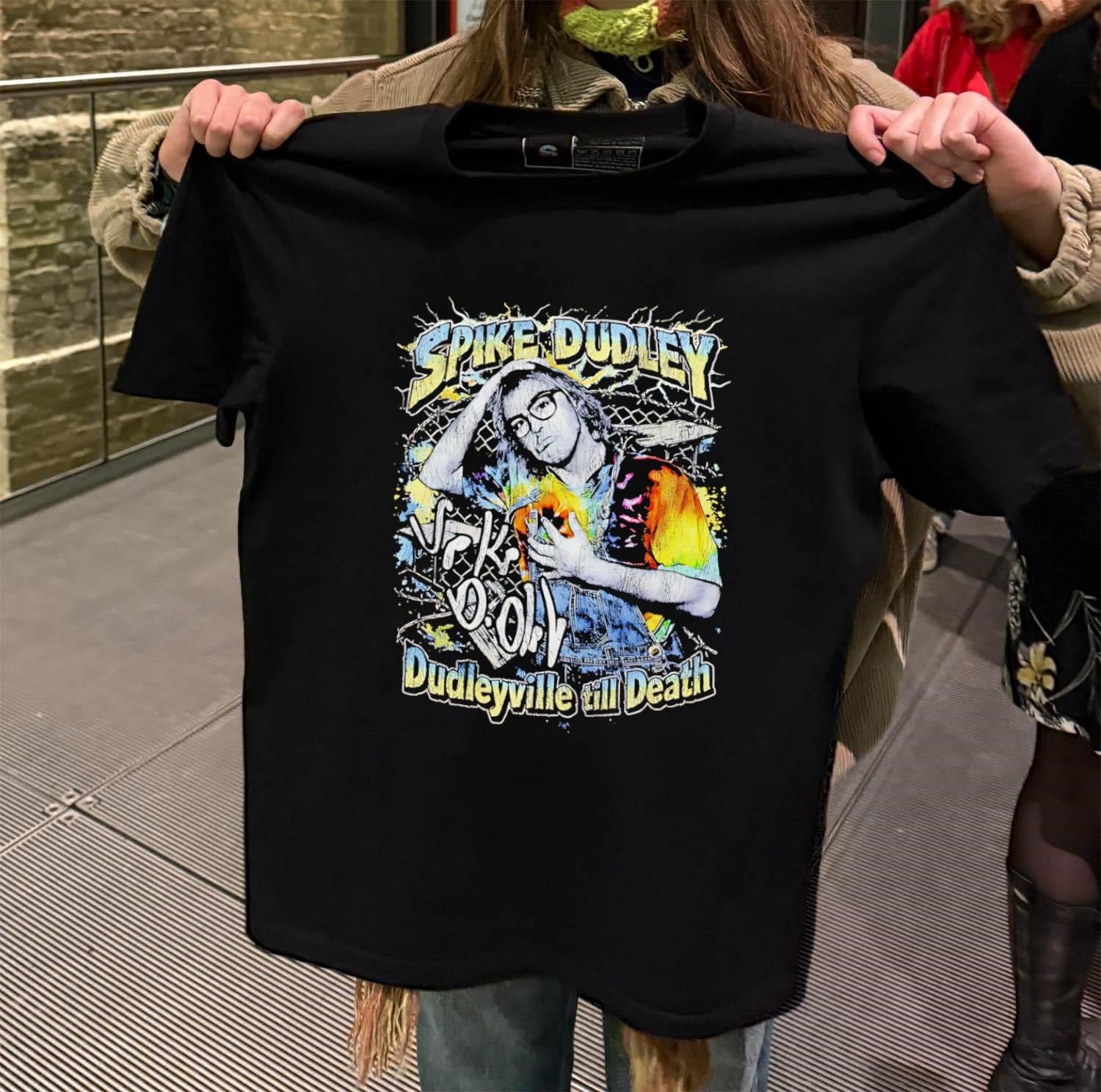 Spike Dudley Dudleyville Till Death Wrestling Action shirt