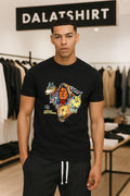 Spirit Brothers Native American Man and Three Wolves shirt