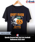 Spooky Season New York Jets football Halloween 2025 shirt