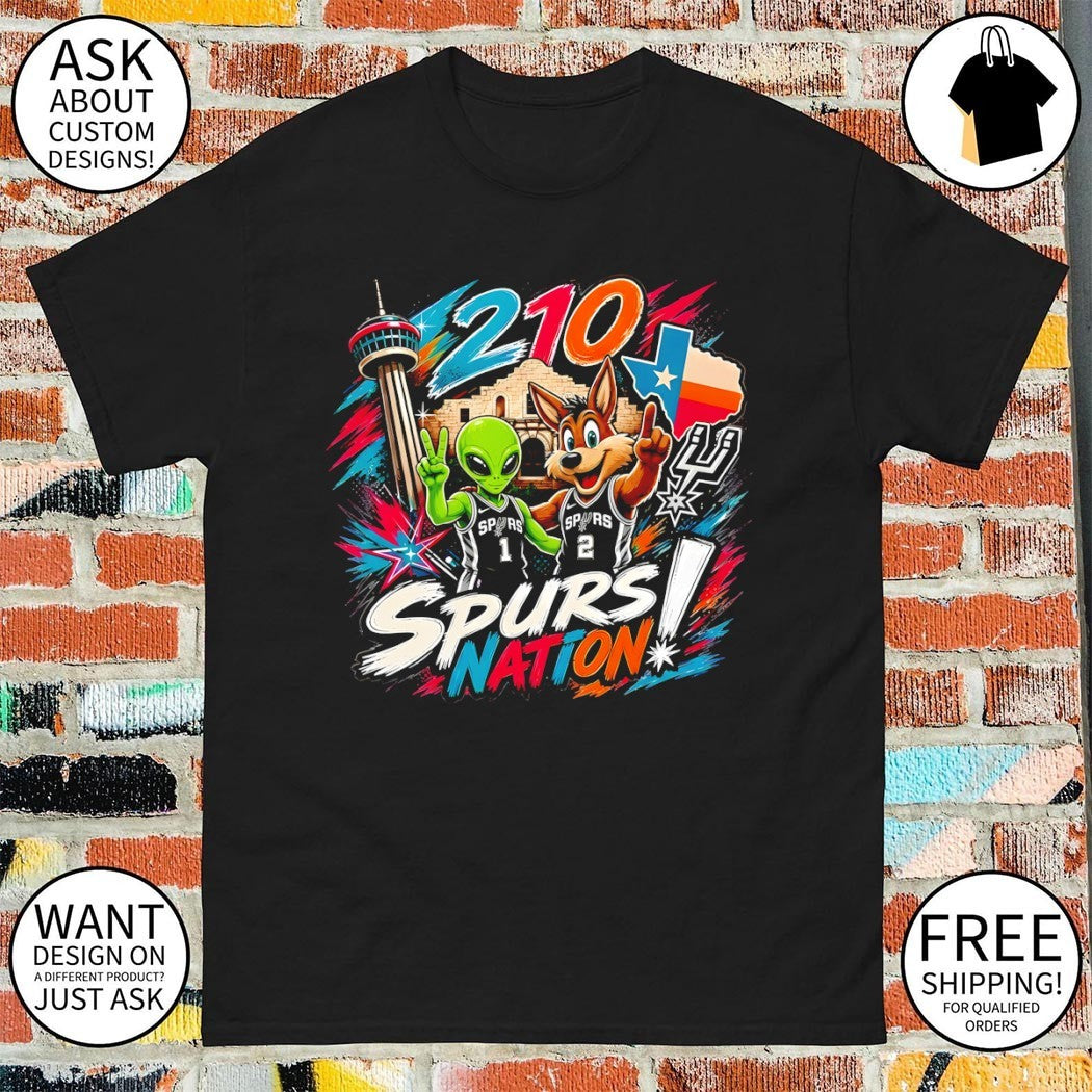 Spurs Coyote Alien San Antonio Spurs 210 Spurs National Basketball 2026 shirt