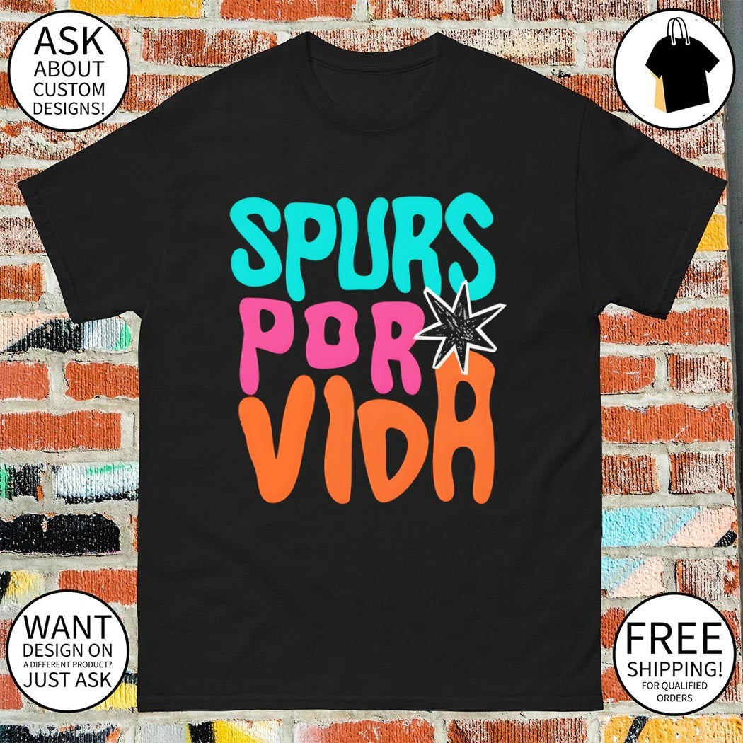 Spurs Por Vida San Antonio Spurs Basketball NBA 2026 shirt