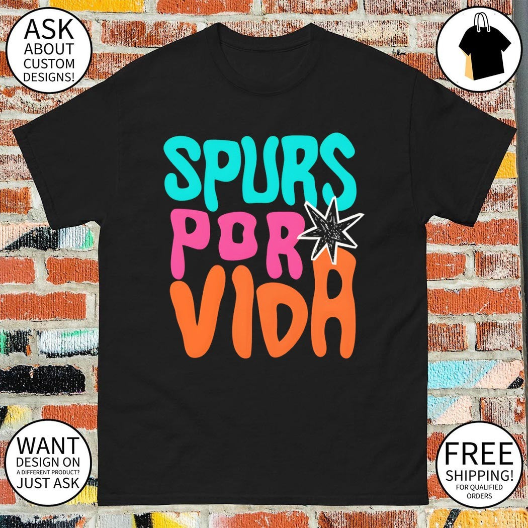 Spurs Por Vida San Antonio Spurs Basketball Western Conference Champions NBA Finals 2026 shirt
