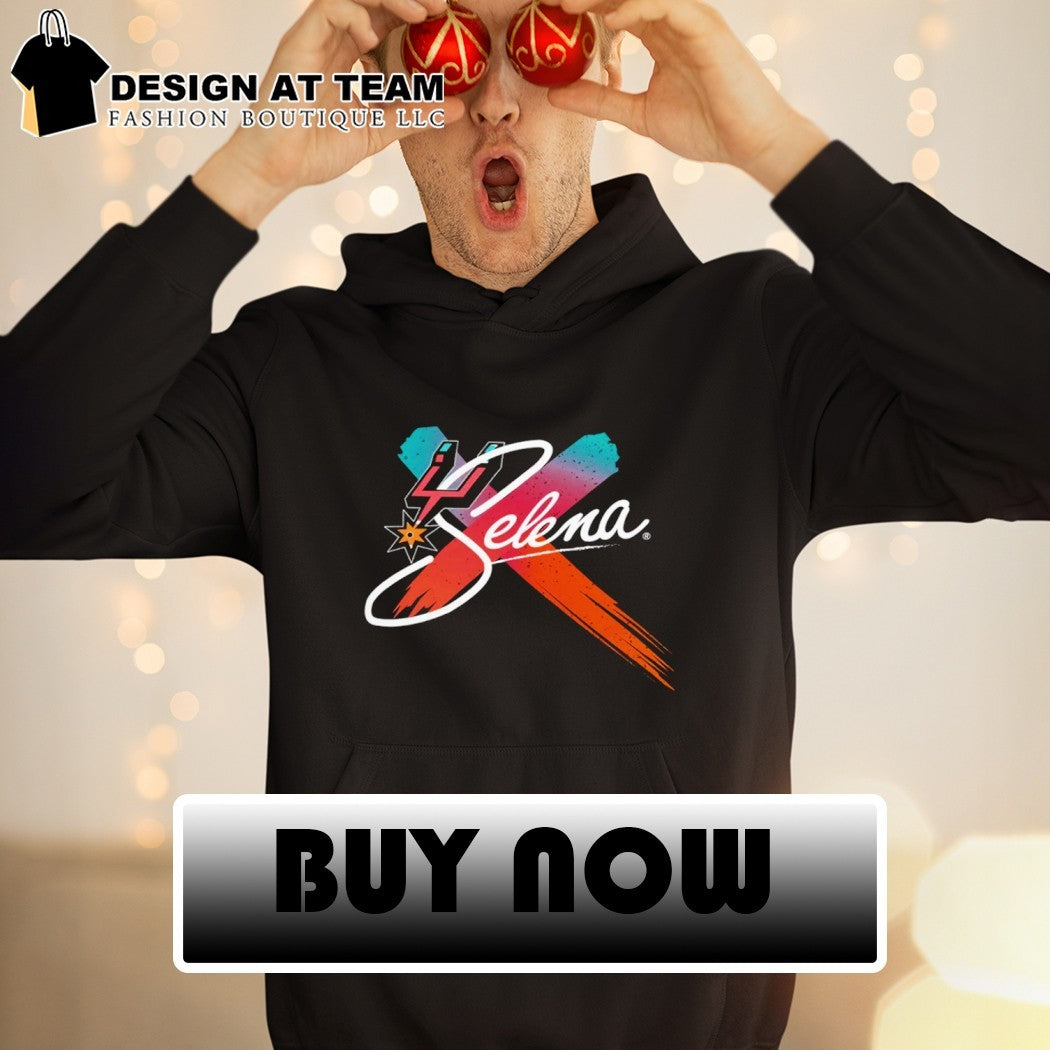 Spurs Selena basketball mixed logo shirt