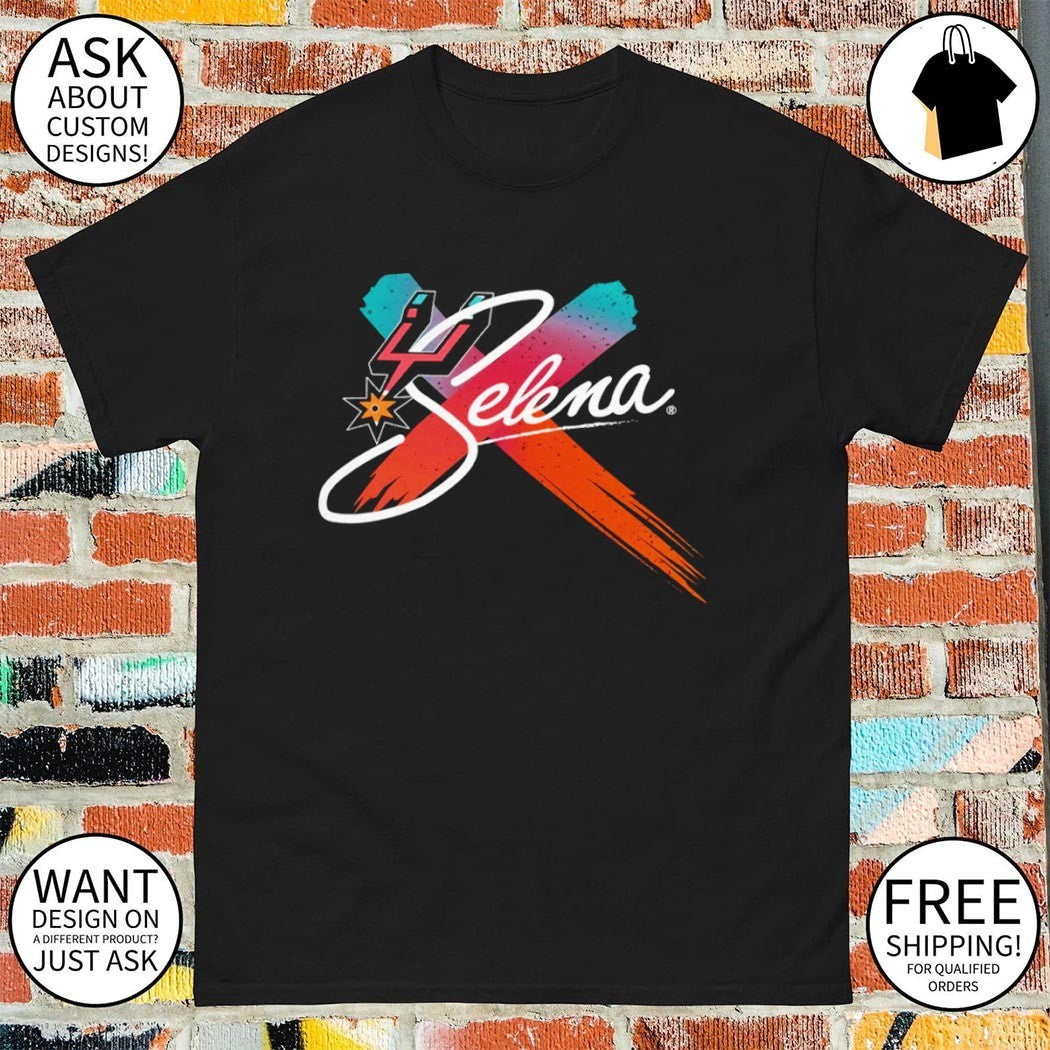 Spurs Selena basketball mixed logo shirt