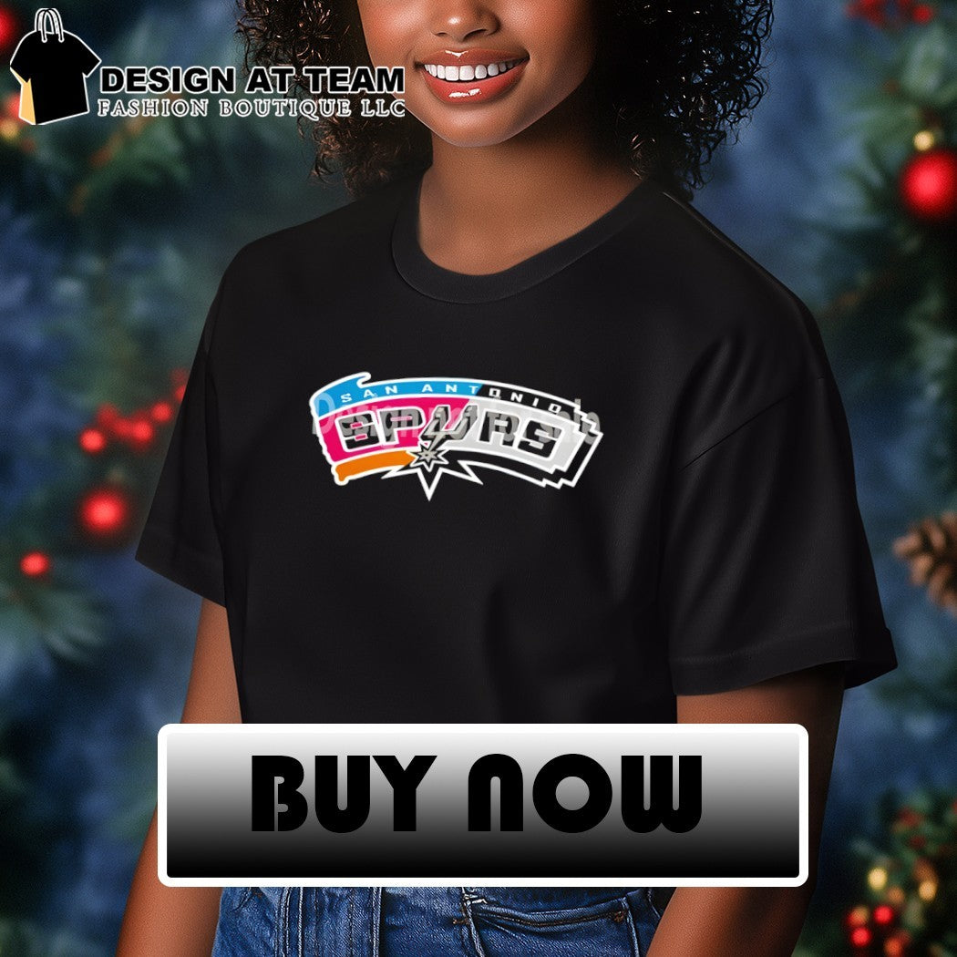Spurs Throwback San Antonio Spurs Basketball NBA playoff 2026 logo shirt
