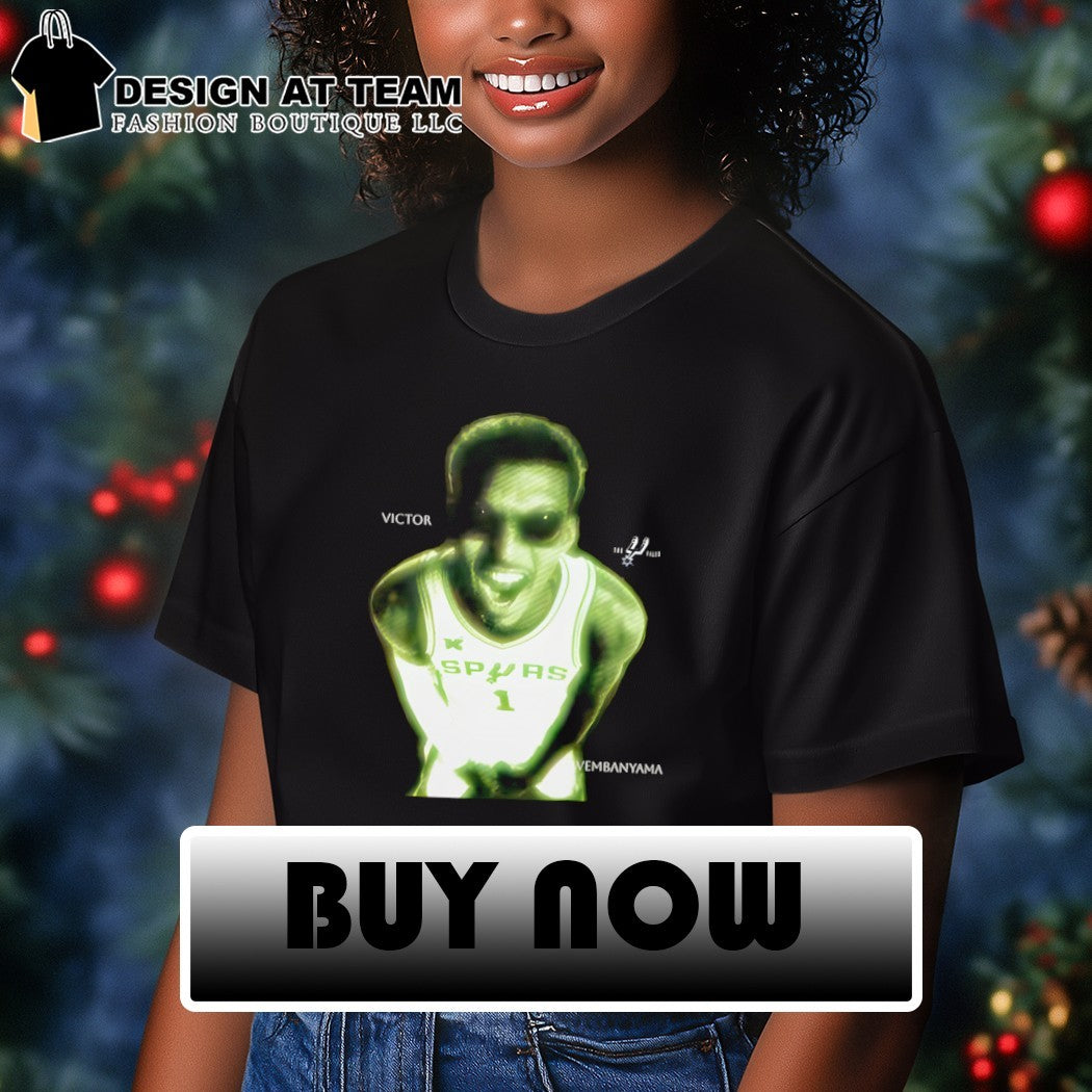 Spurs Wemby Alien shirt