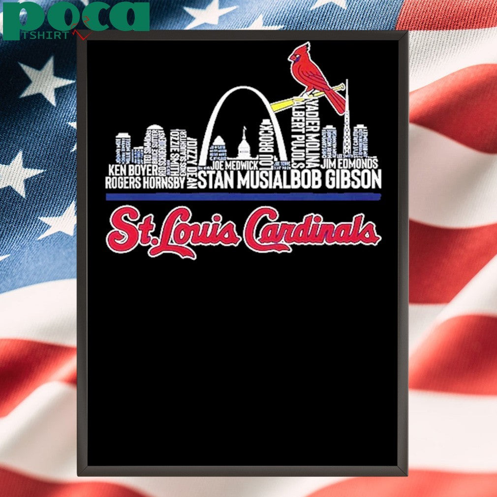 St Louis Cardinals 2025 Skyline City Shirt