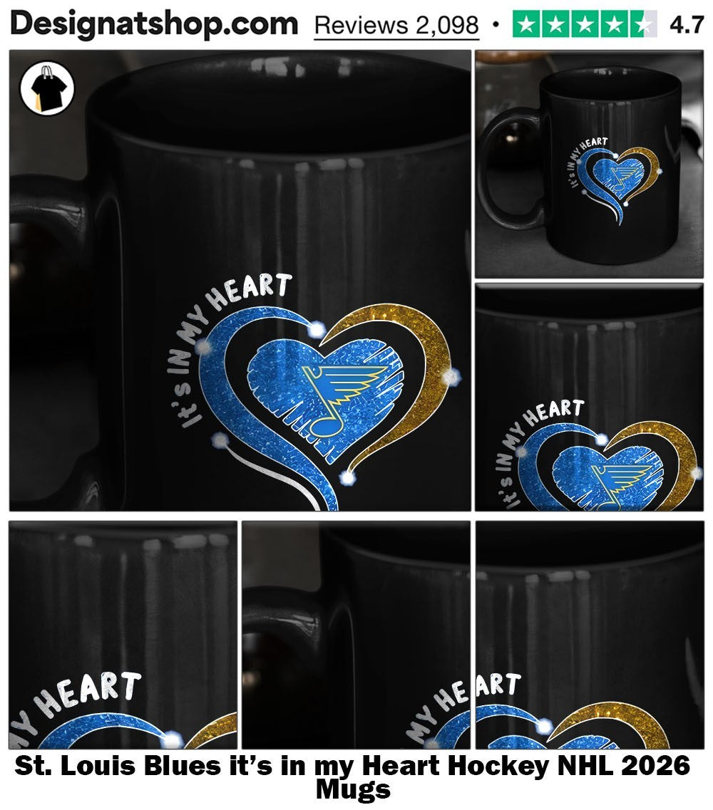 St. Louis Blues it’s in my Heart Hockey NHL 2026 shirt