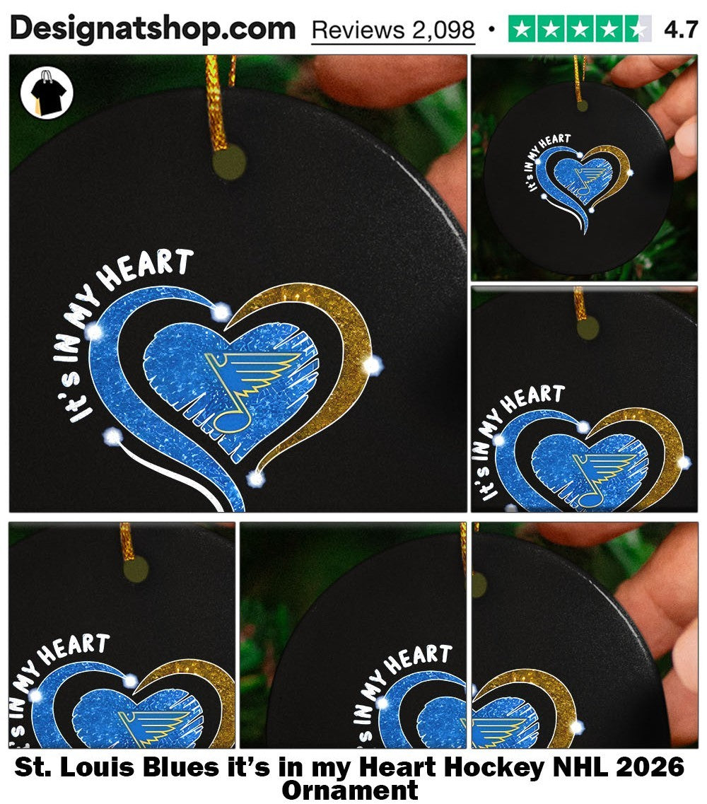 St. Louis Blues it’s in my Heart Hockey NHL 2026 shirt