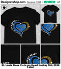 St. Louis Blues it’s in my Heart Hockey NHL 2026 shirt