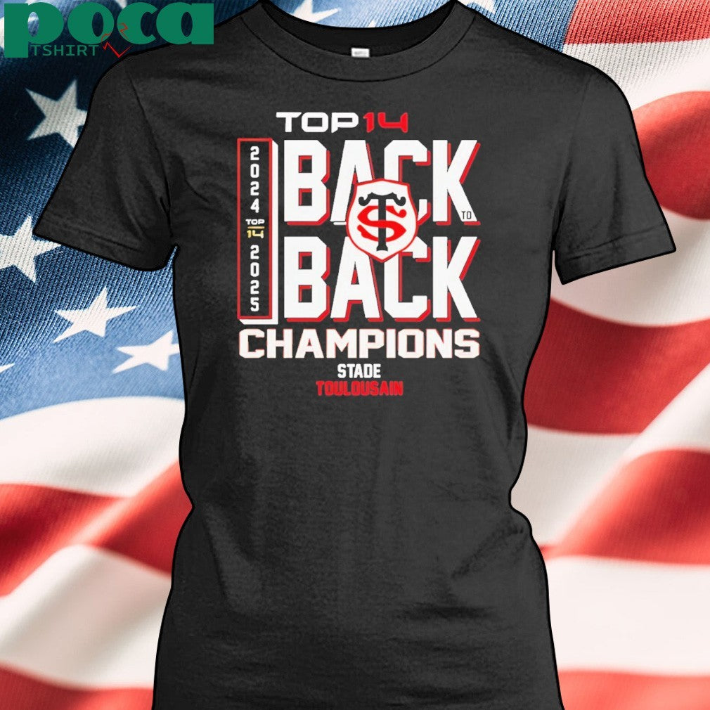 Stade Toulousain Champions 2025 Back to Back to Back Shirt