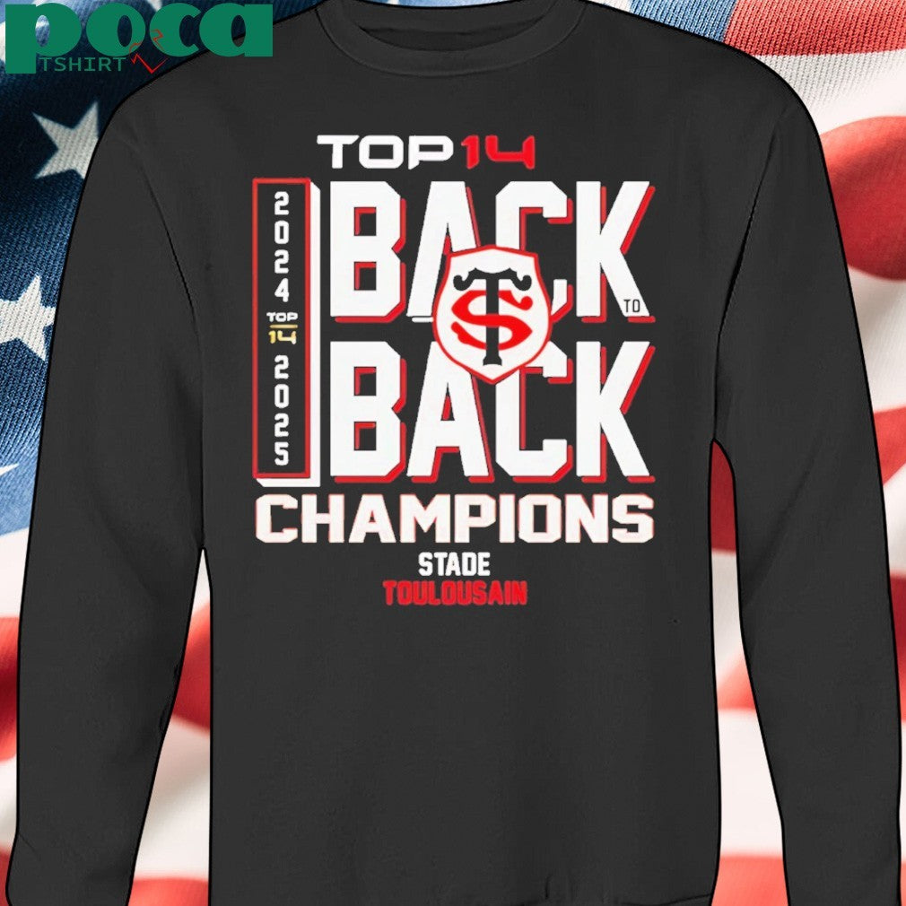 Stade Toulousain Champions 2025 Back to Back to Back Shirt