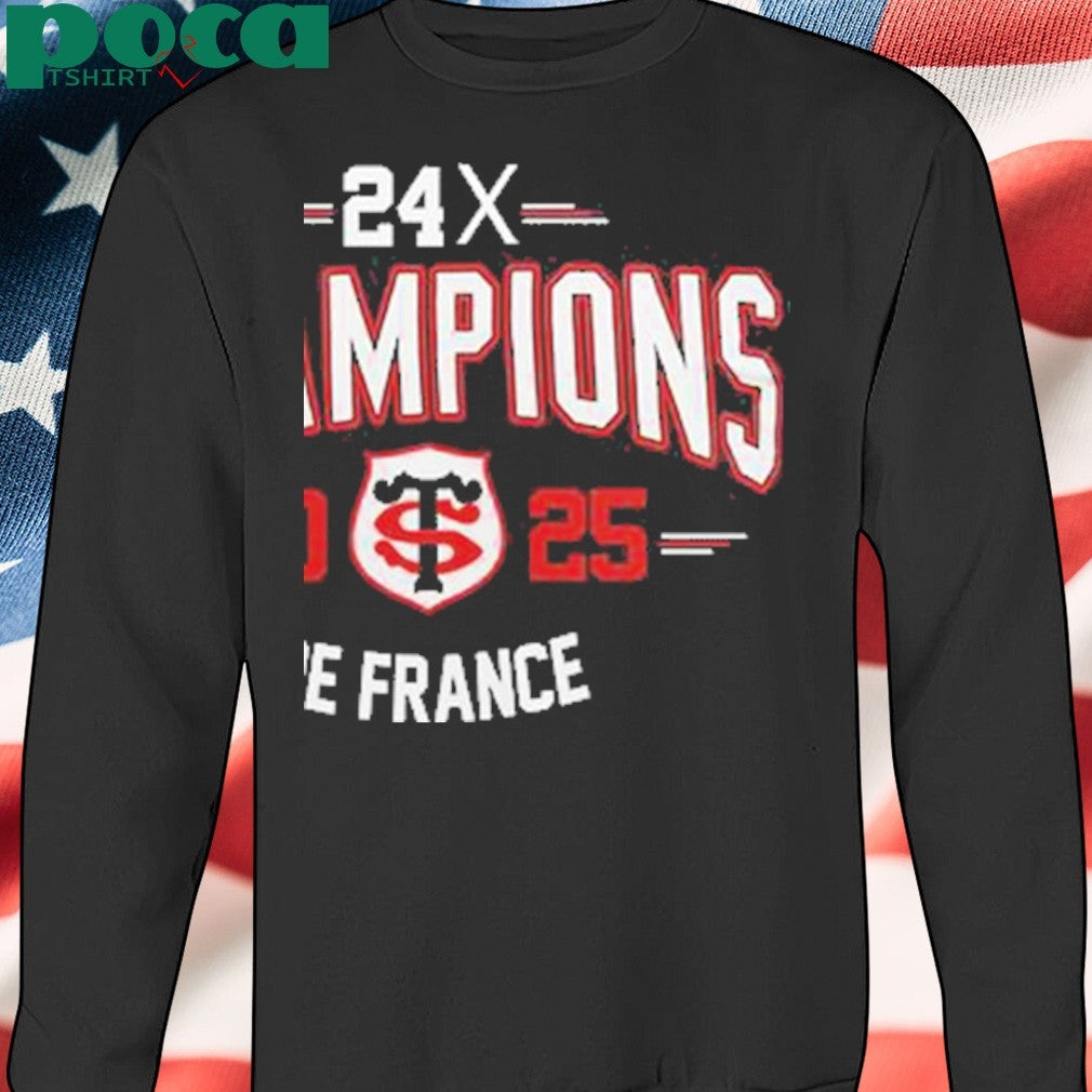 Stade Toulousain Top 14 Rugby 2025 Champions Shirt