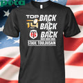 Stade Toulousain Top 14 Rugby Back to Back to Back 2025 Shirt