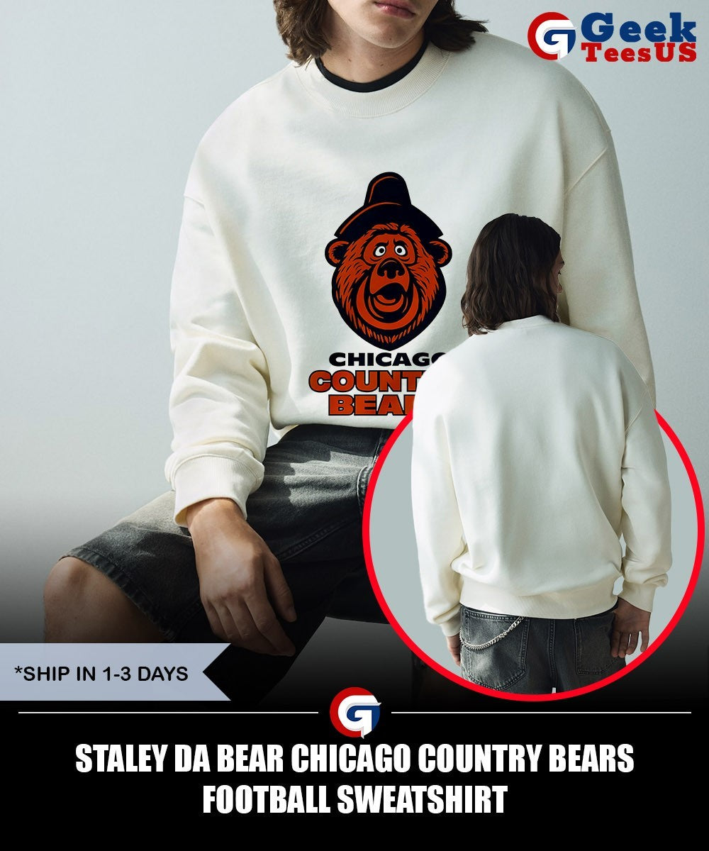 Staley Da Bear Chicago Country Bears football shirt