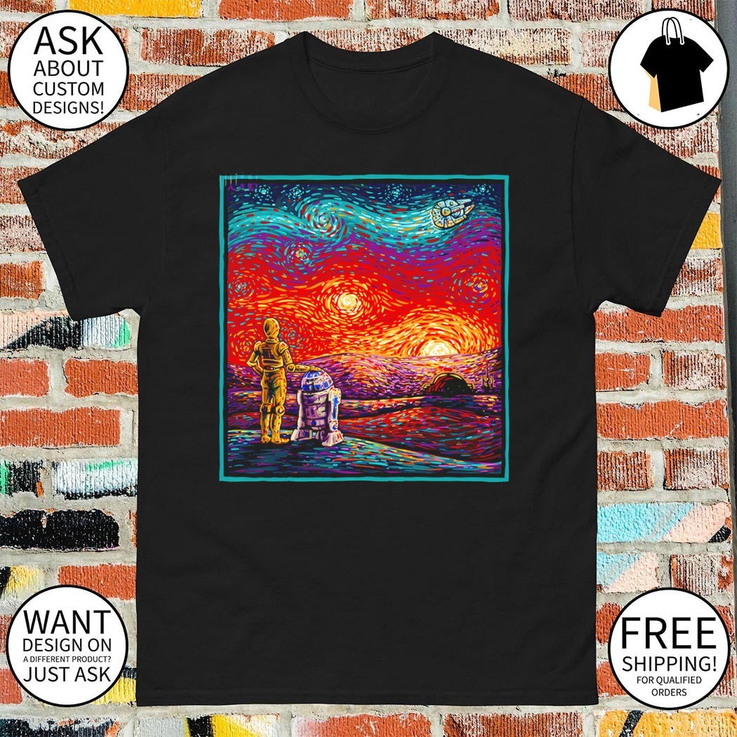 Starry Sunsets Van Gogh’s Starry Night shirt