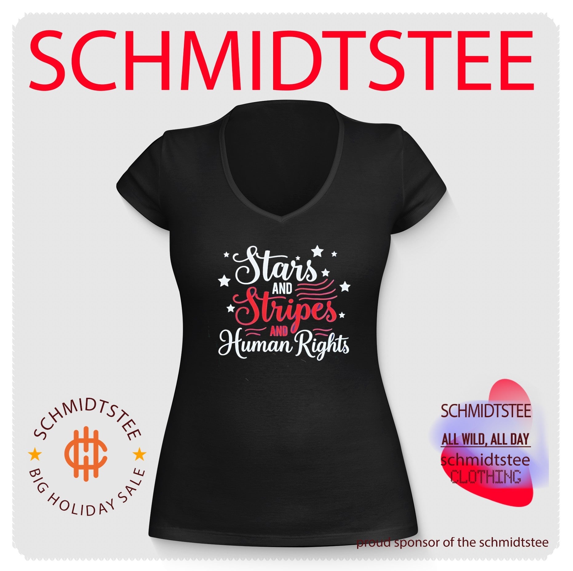Stars and stripes and human rights 250th years Anniversary shirt