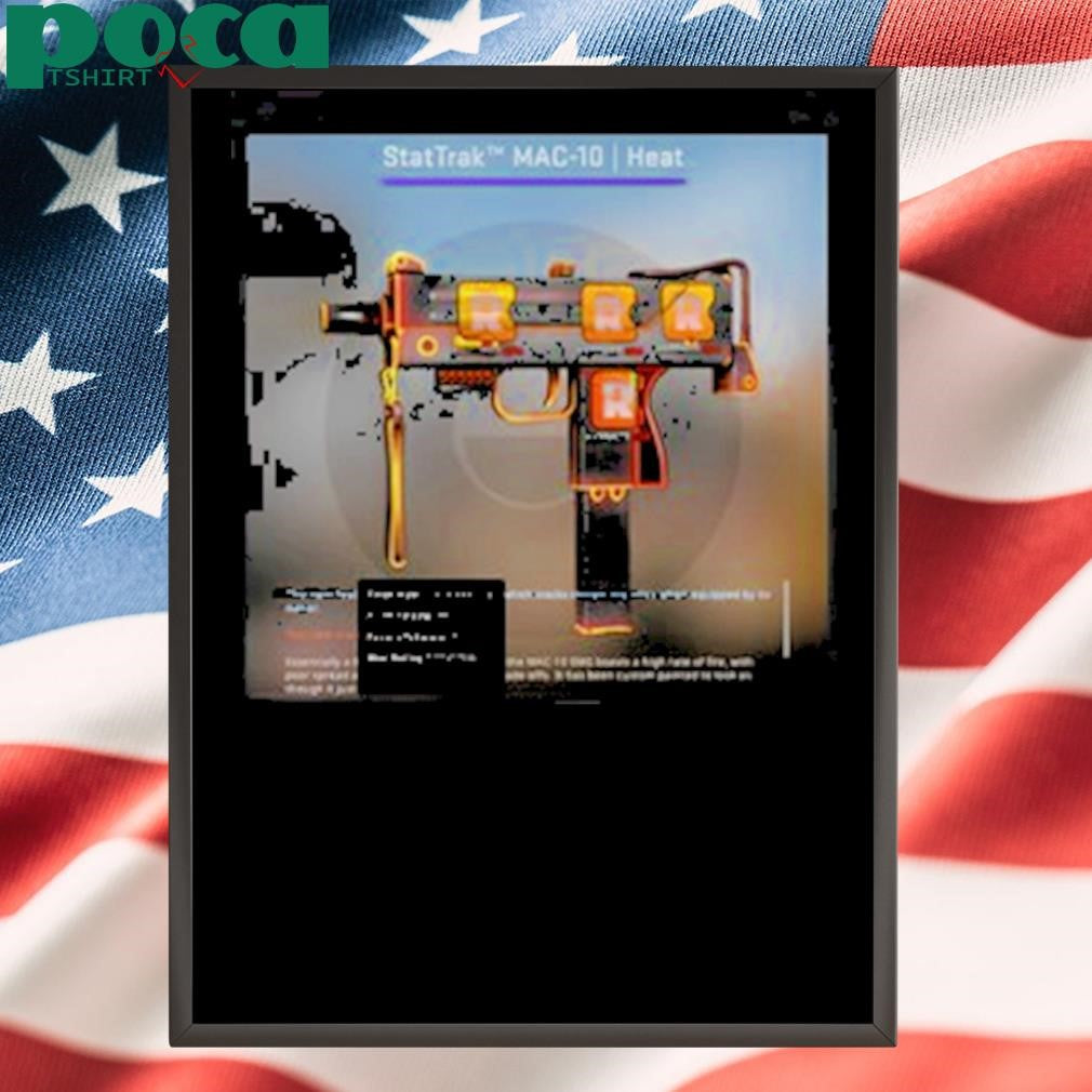 Stattrak Mac 10 Heat Tee Shirt